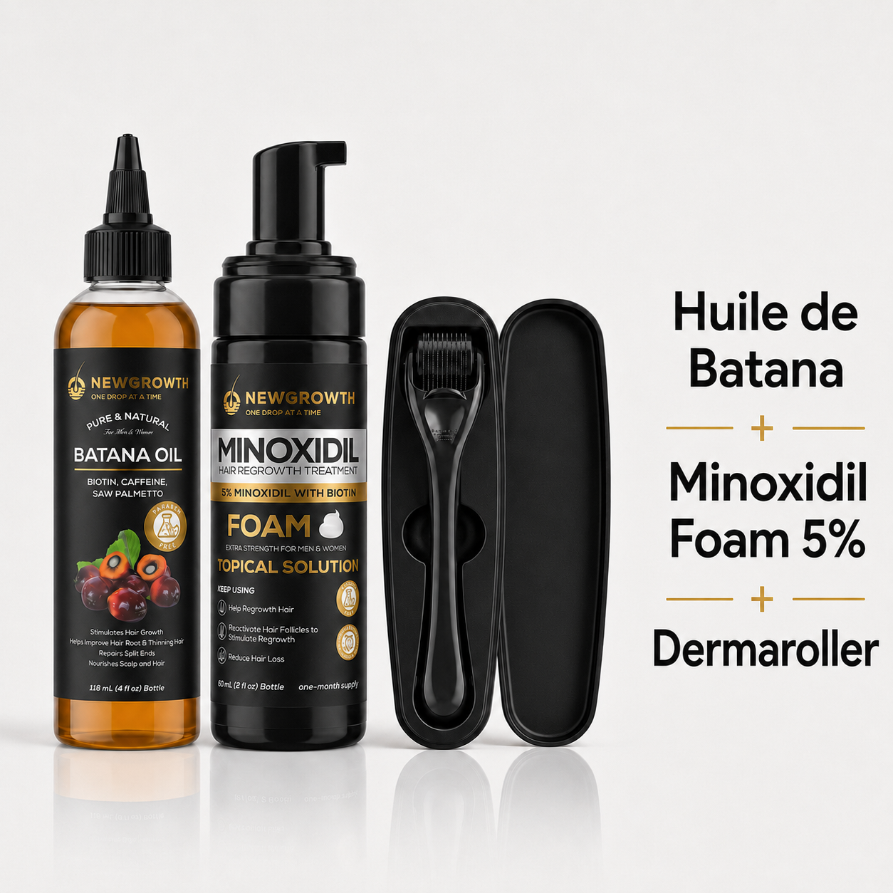 NewGrowth Routine Complète — Repousse Maximale