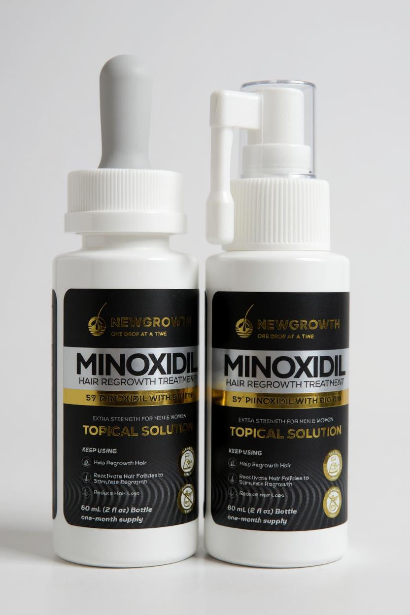 NewGrowth Regrowth Serum– 5% Minoxidil Foam or Liquid